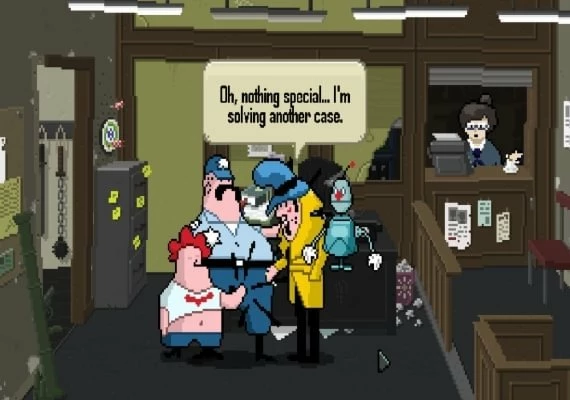 Detective Case and Clown Bot in: Murder in the Hotel Lisbon EN/PT Global