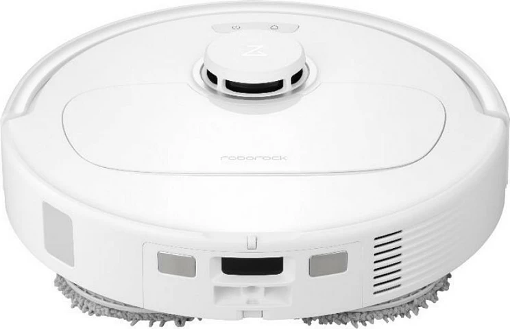 Robot fshesë Roborock Qrevo PLUS, 7000Pa, stacion bazë me qese pluhuri 2.7L, mopim i lagësht, bardhë/zi