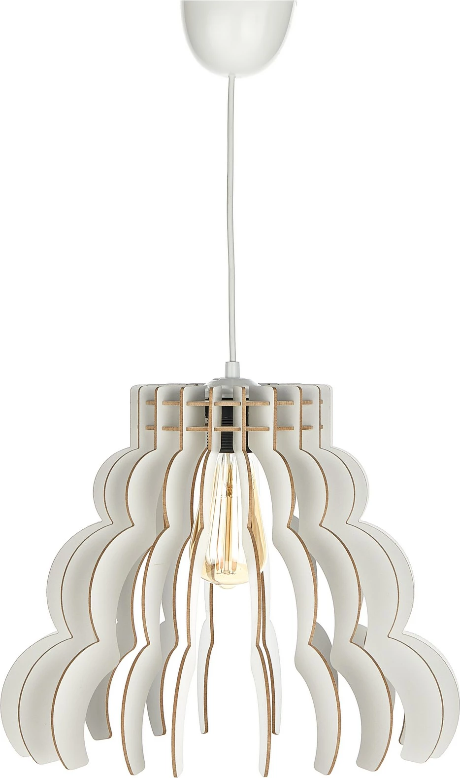 Llambë tavani Opviq, dizajn Cloudy, e bardhë