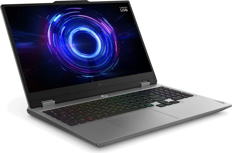 Laptop Lenovo LOQ 15IRX10, 15.6", Intel Core i5-13450HX, 16 GB RAM, 1 TB SSD, NVIDIA RTX 5050 8 GB, Luna Grey
