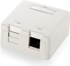 Kutí Keystone Box 2-portë Equip, e bardhë