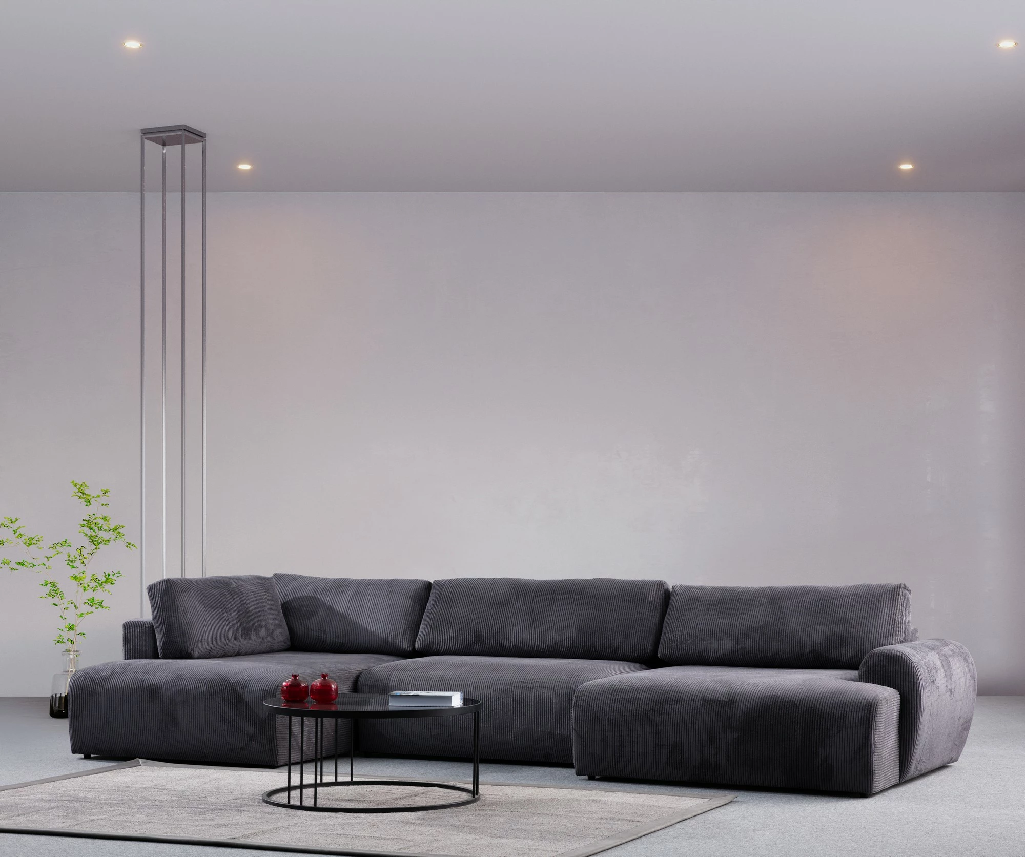 Këndare Atelier del Sofa, Enjoy Corner Chl-O3-2R, anthracite