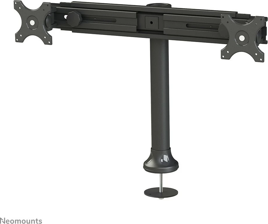Mbajtës monitori Neomounts FPMA-D700DD, për 2 ekrane 19-30 inç, rregullim lartësie, i zi