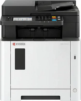 Printer multifunksional Kyocera ECOSYS MA2600cwfx, lazer me ngjyra, ADF, fax, bardhë/zi