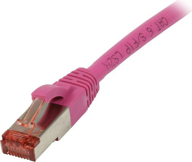 Kabllo rrjeti Synergy21 RJ45 CAT6 0.5m, S/FTP, 250MHz, LSZH/TPE, magenta
