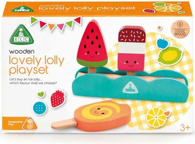 Set lodër lodër për fëmijë Early Learning Centre Wooden Lovely Lolly Playset