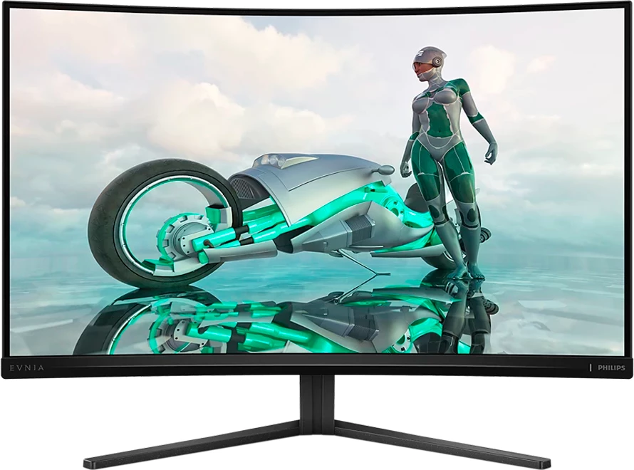 Monitor gaming PHILIPS Evnia 3000 32M2C3500L 32\" QHD VA 180Hz 1ms Curved 1500R HDR10 FreeSync/G-SYNC, Charcoal