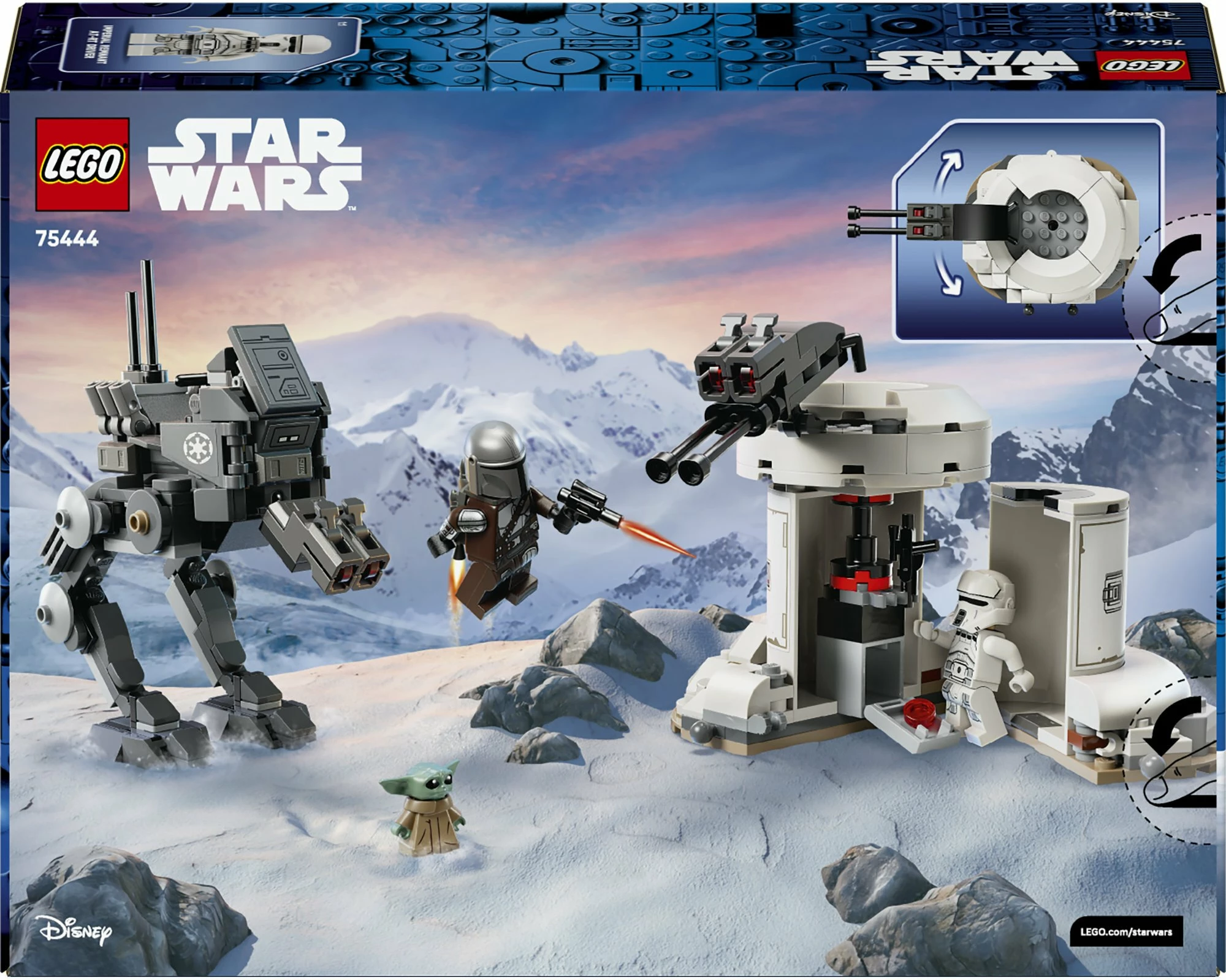 Set LEGO LEGO Star Wars AT-RT Attack 75444, 297 copë, 7+