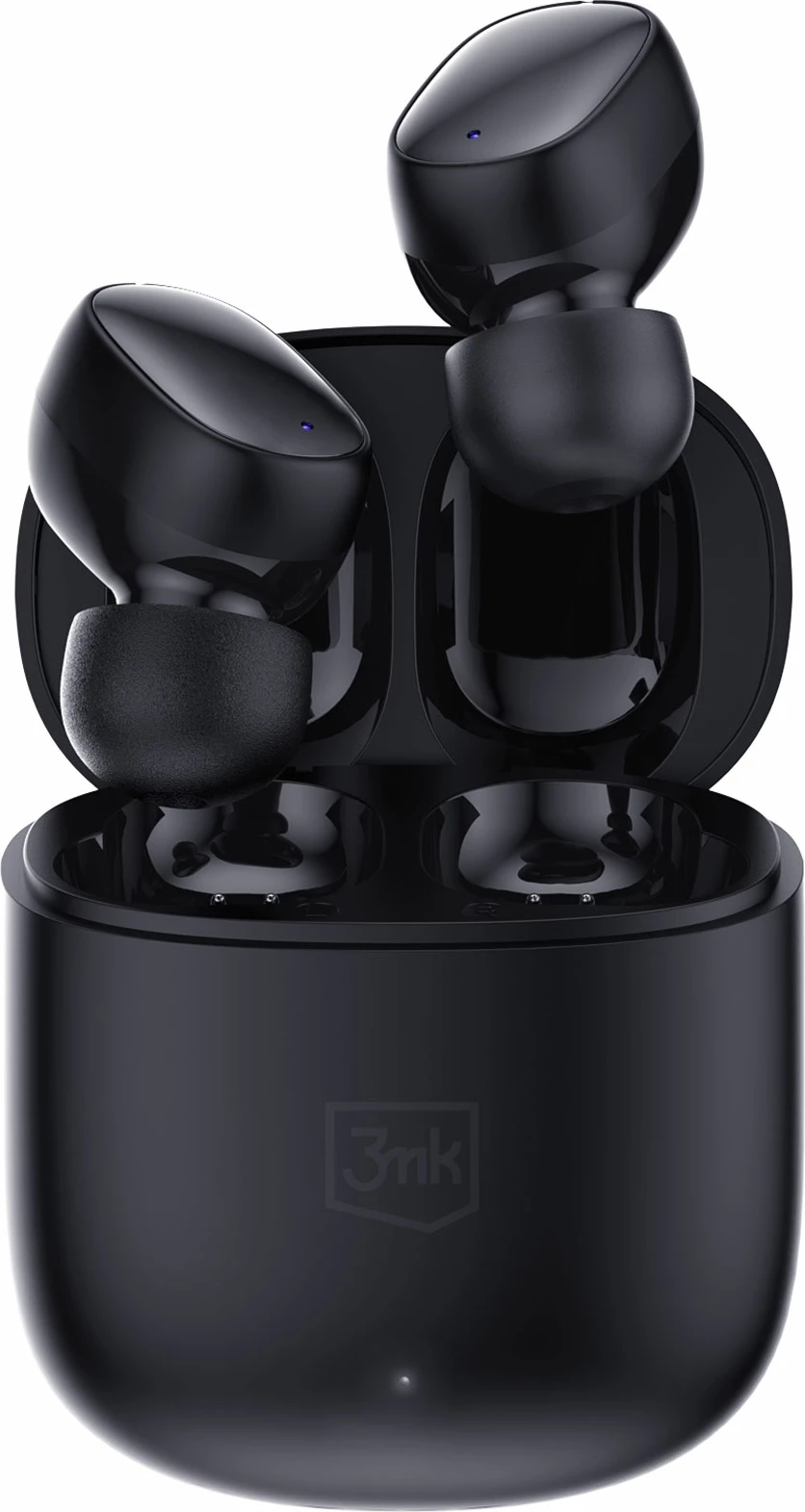 Kufje wireless 3mk FlowBuds, Bluetooth 5.3, të zeza