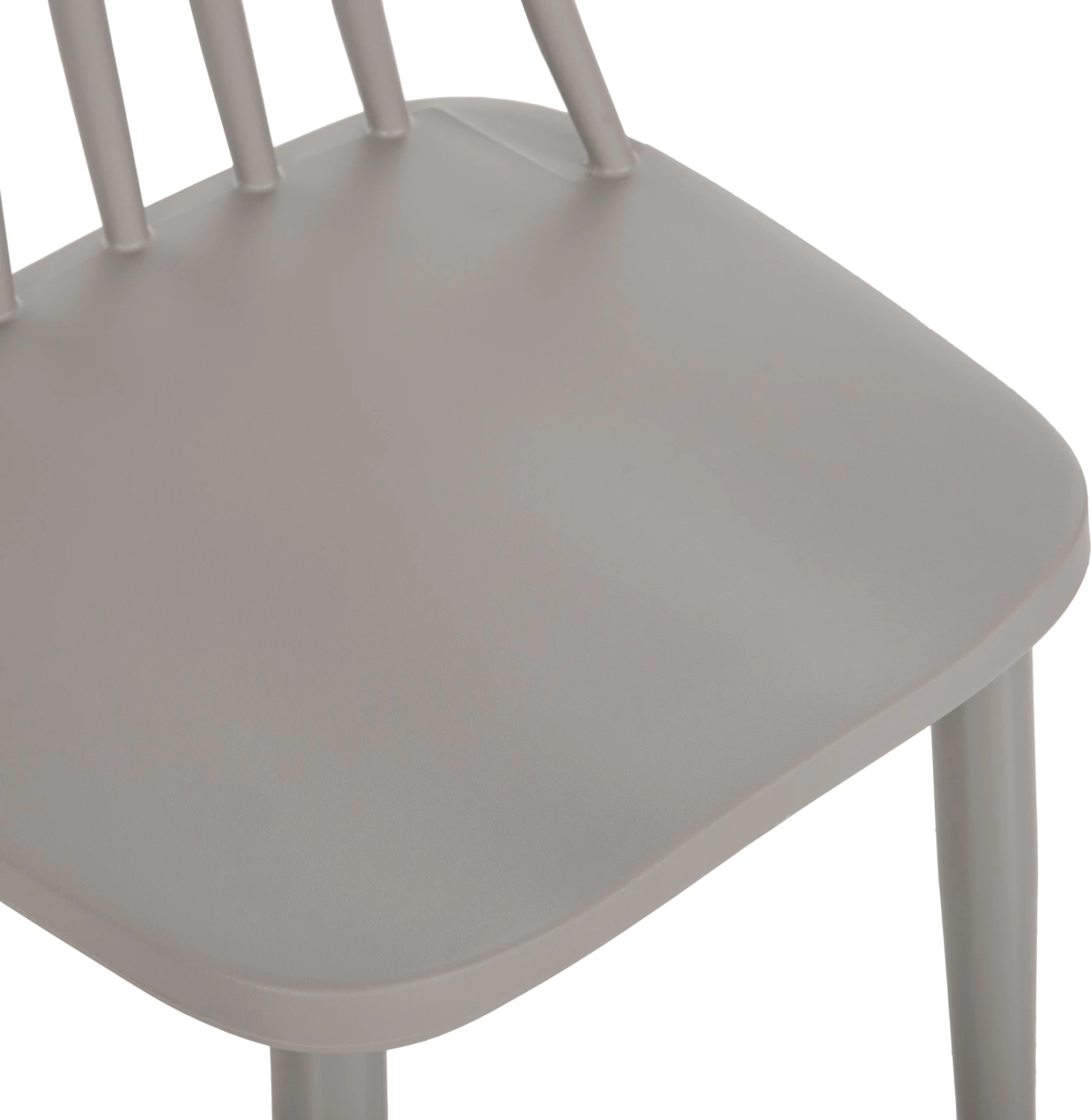 Karrige ngrënieje FH8052.22 Vanessa GRI me këmbë metalike GRI 42.5x44x81H cm., set prej 4 copë