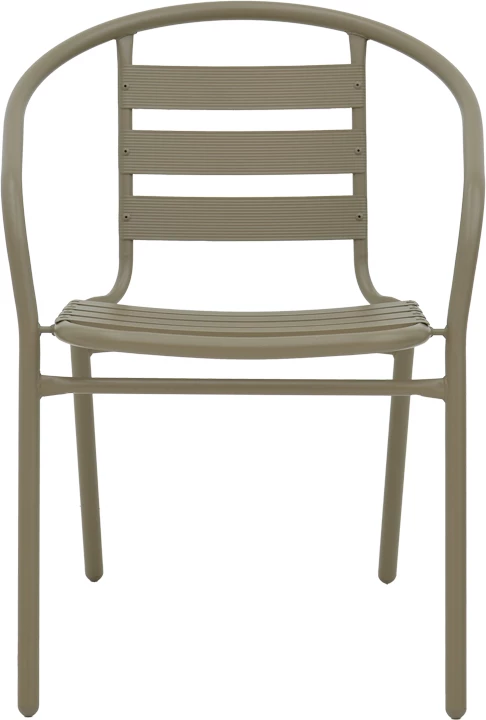 Karrige Tade metalike, ngjyrë shampanjë, 54x62x74cm