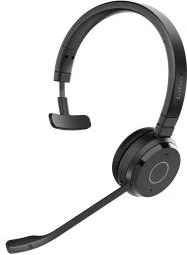 Kufje me mikrofon Jabra Evolve 65 TE Mono 6693-833-309, wireless Bluetooth, USB dongle, zi