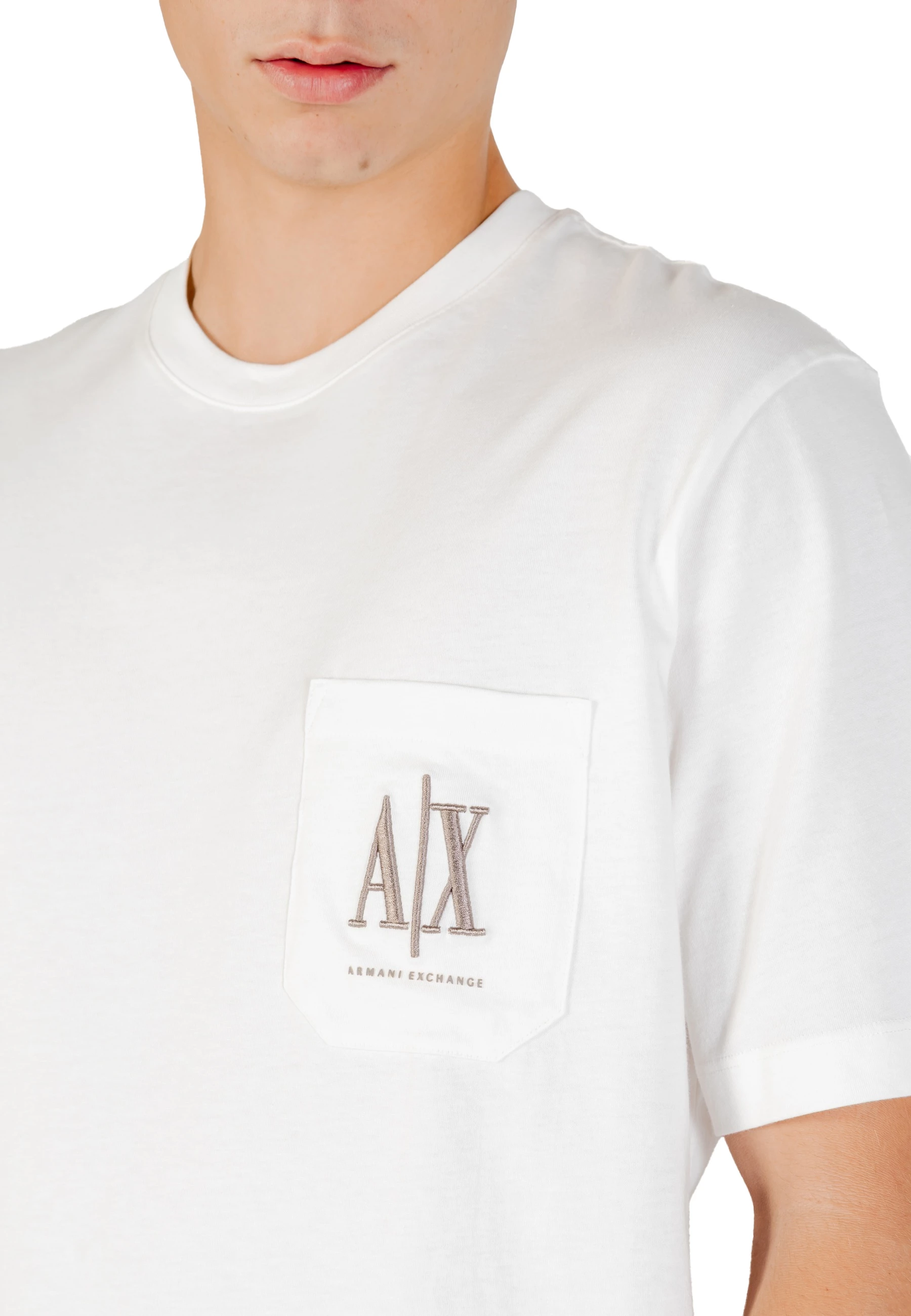 Maicë për meshkuj Armani Exchange XM000366 AF12308, krem [Madhësia: L]