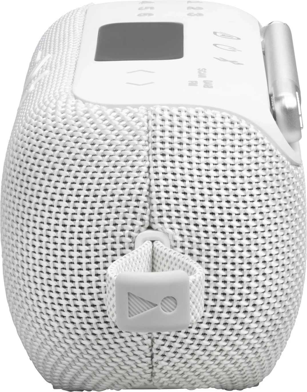 Radio portative JBL Tuner 3 DAB+/FM me Bluetooth, bateri deri 8 orë, e bardhë