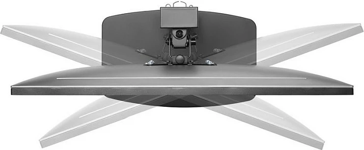 Stativ monitori EQUIP 650126, 17-32", VESA 75x75/100x100, rrotullim 360°, i zi