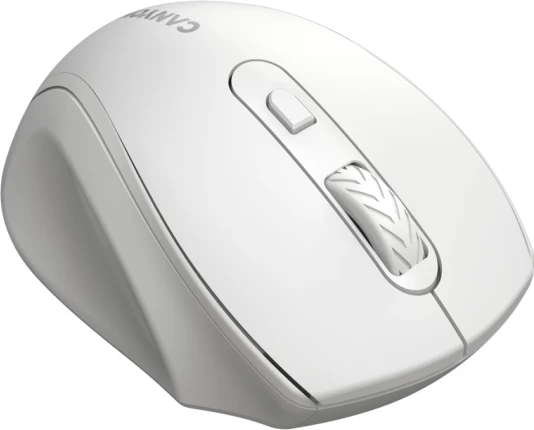 Maus wireless Canyon 2.4GHz, 6 butona, 1600 DPI, sensor MX8650A, 2xAAA, i bardhë