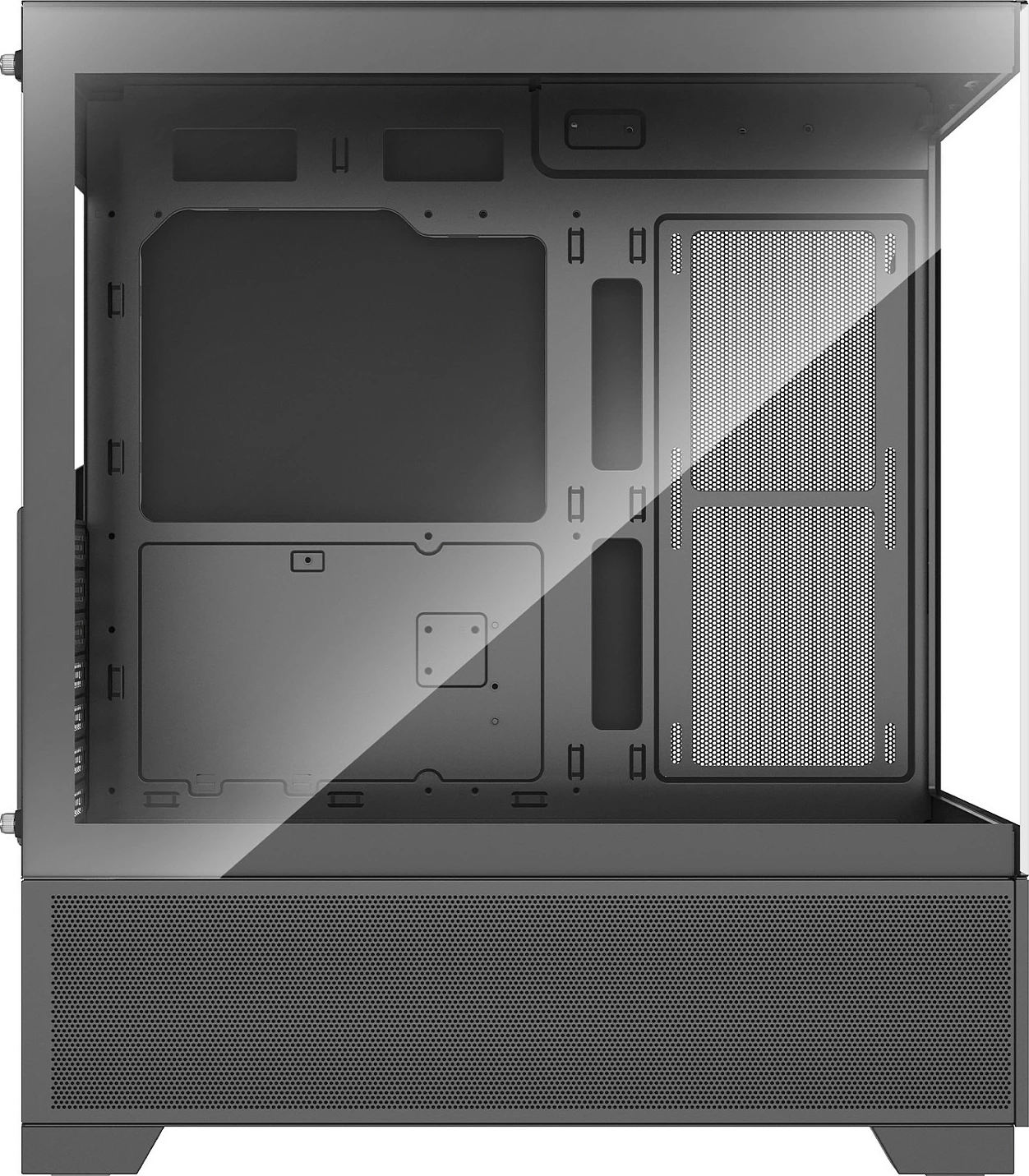 Kasë Xilence Beam XG172, Midi Tower, tempered glass, RGB, e zezë