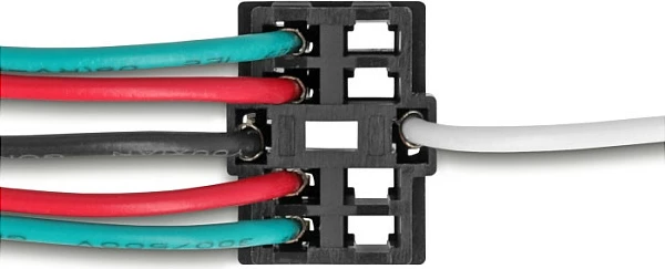 Soket DeLOCK për Taster/Switch 25 mm, 6-pin, IP65, 230 V, i zi