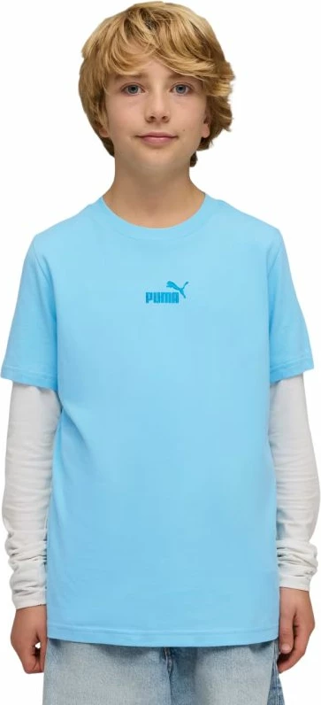 Maicë fëmijë Puma ESS Small No. 1 Logo Centered, e kaltër