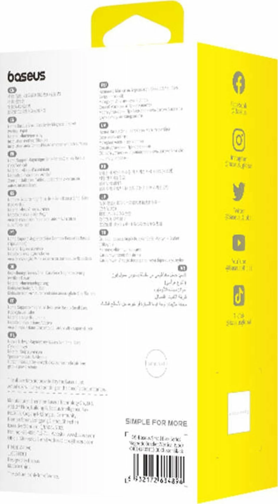 Mbajtës magnetik për celular Baseus Small Ears, rrotullim 360°, montim në kroskot, i zi