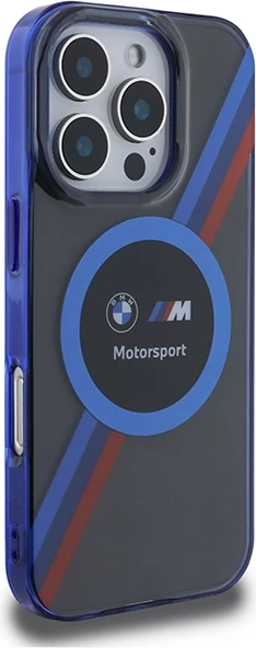 Mbështjellës BMW Motorsport IML Circle MagSafe për iPhone 16 Pro, Zi