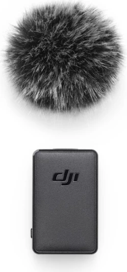 Mikrofon pa tela DJI CP.OS.00000123.01 për Osmo Pocket 2 me mbrojtëse ere, i zi