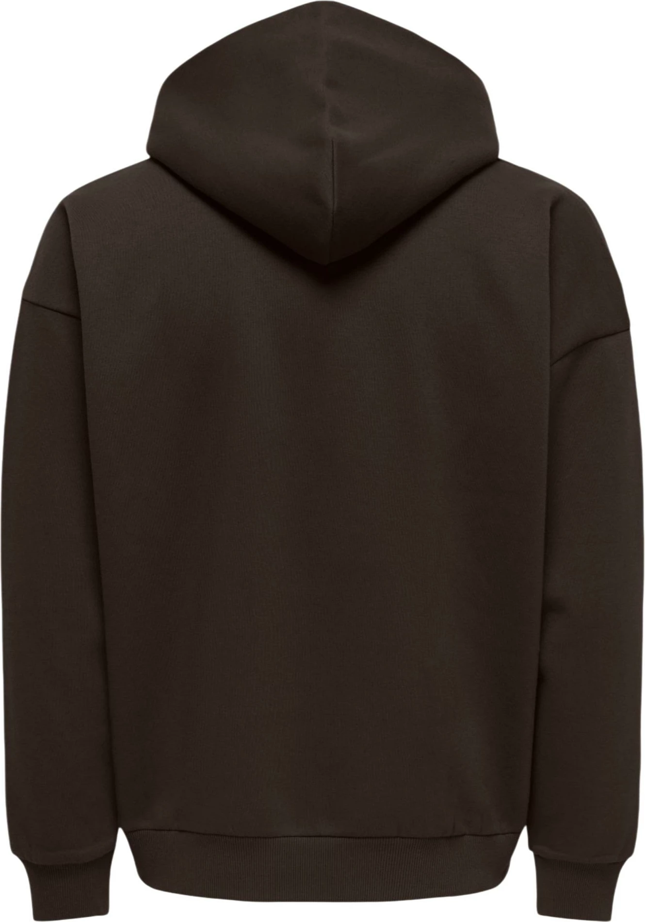 Duks me kapuç Only & Sons Onsceres Ovz Ls Hoodie Sweat Noos 22036786, kafe [Madhësia: M]