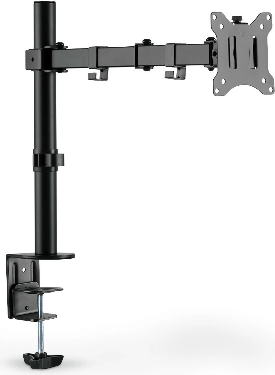 Mbajtës monitori Digitus, universal, kapëse tavoline, 15-32 inç, rregullim lartësie, e zezë