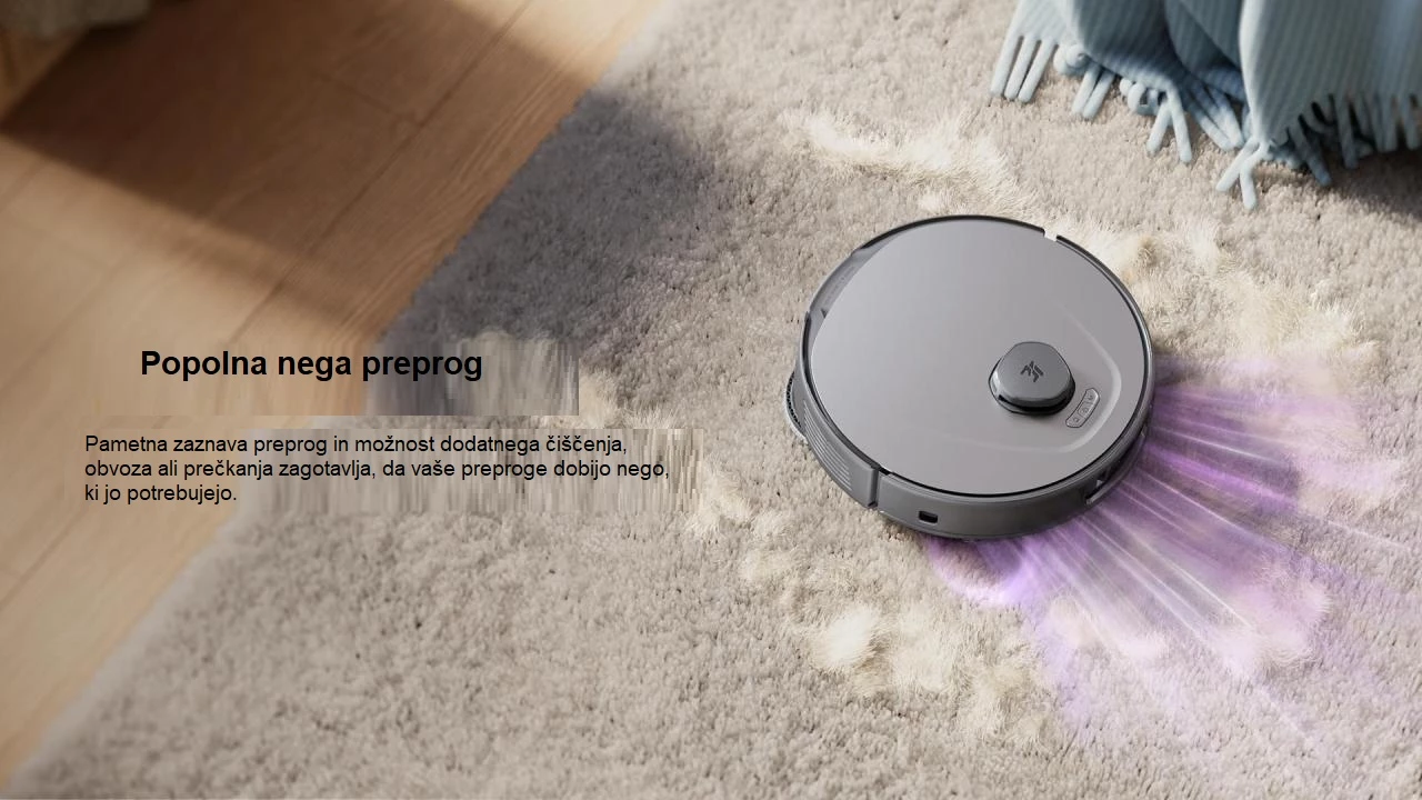 Robot fshesë me korrent 3i P10 Ultra 18000 Pa me stacion smart, e zezë