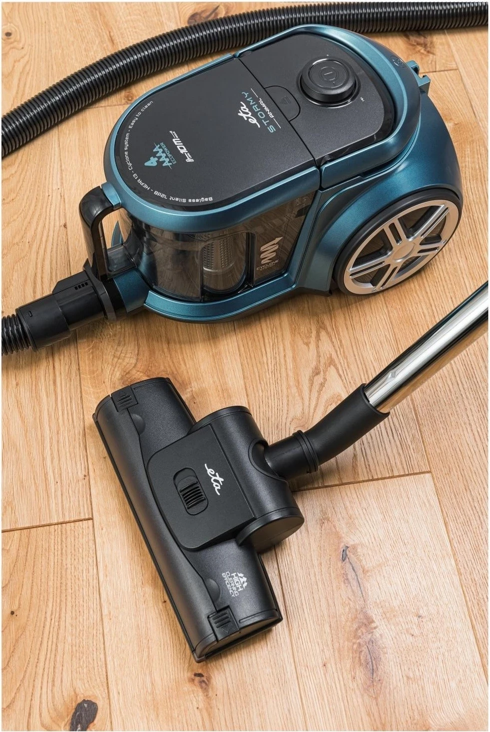 Pastrues vakumi ETA, për shtëpi, zi dhe turkuaz