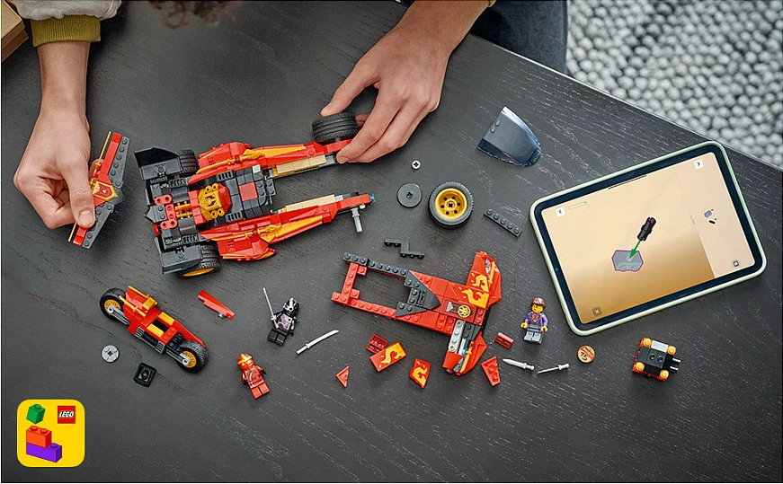 Set ndërtimi LEGO NINJAGO Legacy 71867 X-1 Ninja Supercar (15-vjetori), 691 copë, shumëngjyrësh