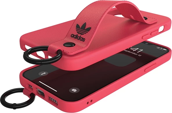 Mbështjellës Adidas OR Hand Strap Case për iPhone 12/12 Pro, rozë