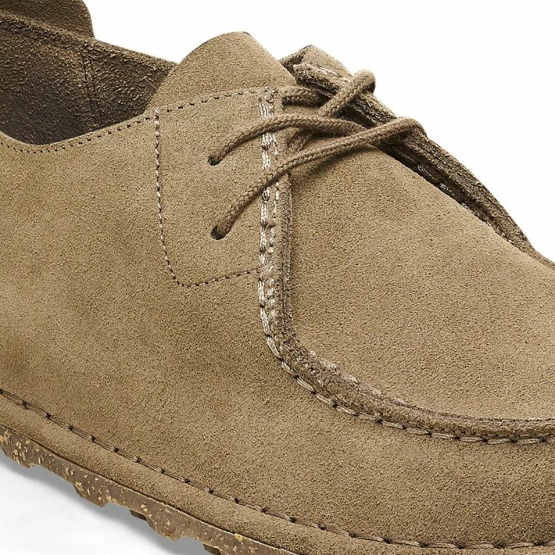 Këpucë lifestyle për meshkuj Birkenstock Utti Lace 1027274, gri taupe