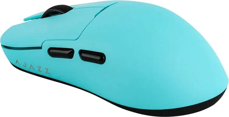 Maus Ajazz AJ159 APEX, wireless/USB-C, 42000 DPI, 8K, me stacion karikimi, kaltër