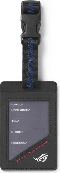 Valixhe e fortë ASUS ROG SLASH, hard shell, 8 rrota, TSA lock, e zezë