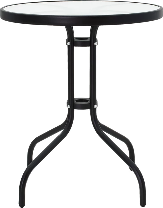 Set tavoline me karrige për terasë, metal i zi, Watson-Pomedon, 3 copë