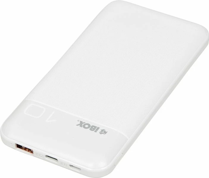 Power bank iBox PB10 10000 mAh, e bardhë