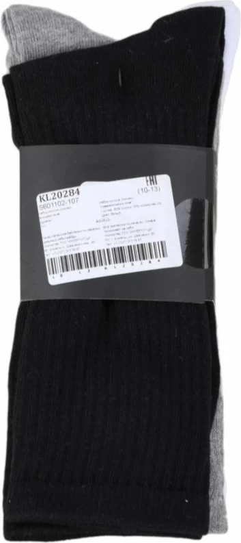 Çorape crew unisex Skechers S601102-107, të bardha, set prej 3 [Madhësia: 43 - 46]