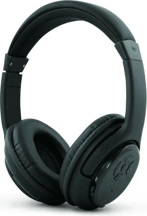 Kufje Bluetooth Esperanza EH163K, full-size, me mikrofon, e zezë