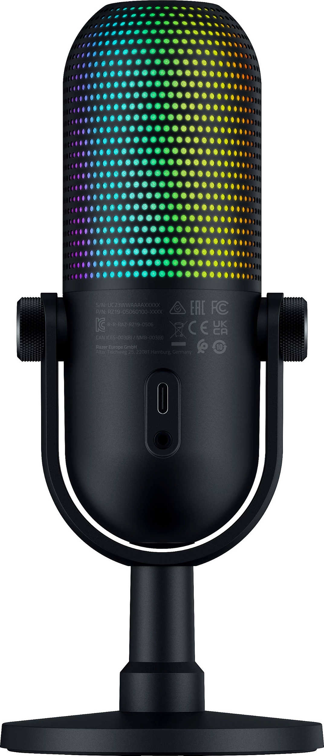 Mikrofon Razer Seiren V3 Chroma, RGB, i zi