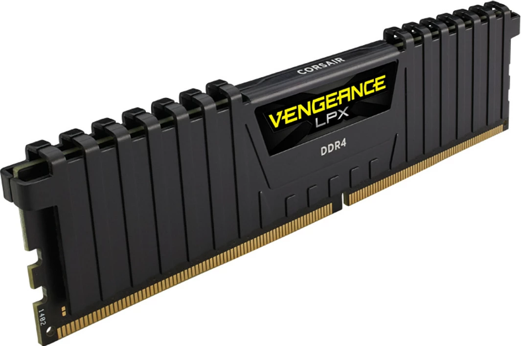 RAM Memorje Corsair Vengeance LPX 16GB DDR4 3200MHz CL16, 1x16GB, DIMM 288-pin, e zezë