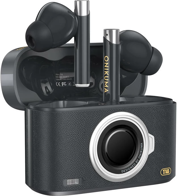 Kufje ONIKUMA T18 TWS, Bluetooth 5.3, të zeza