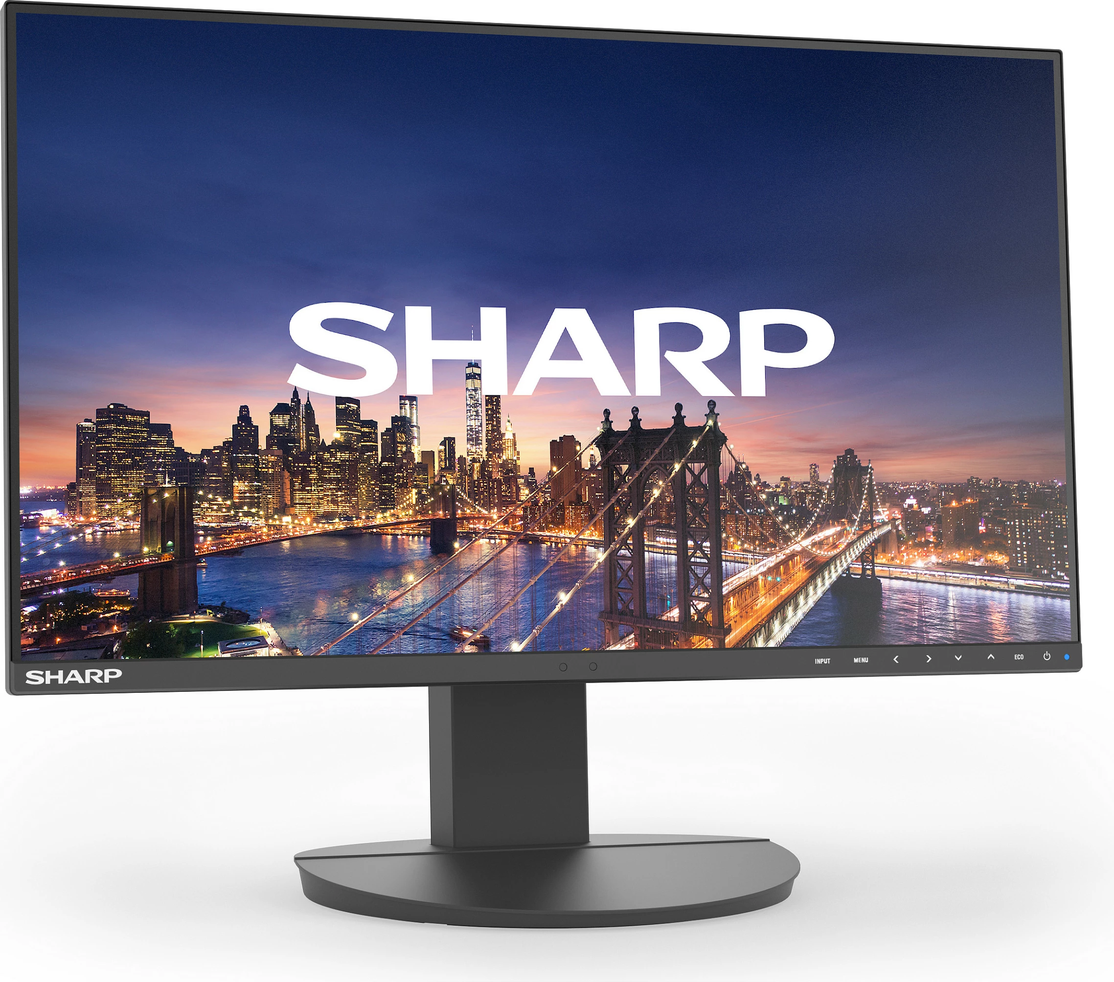 Monitor Sharp MultiSync EA271F, 27", Full HD 1920x1080, IPS LCD, me altoparlantë, i zi