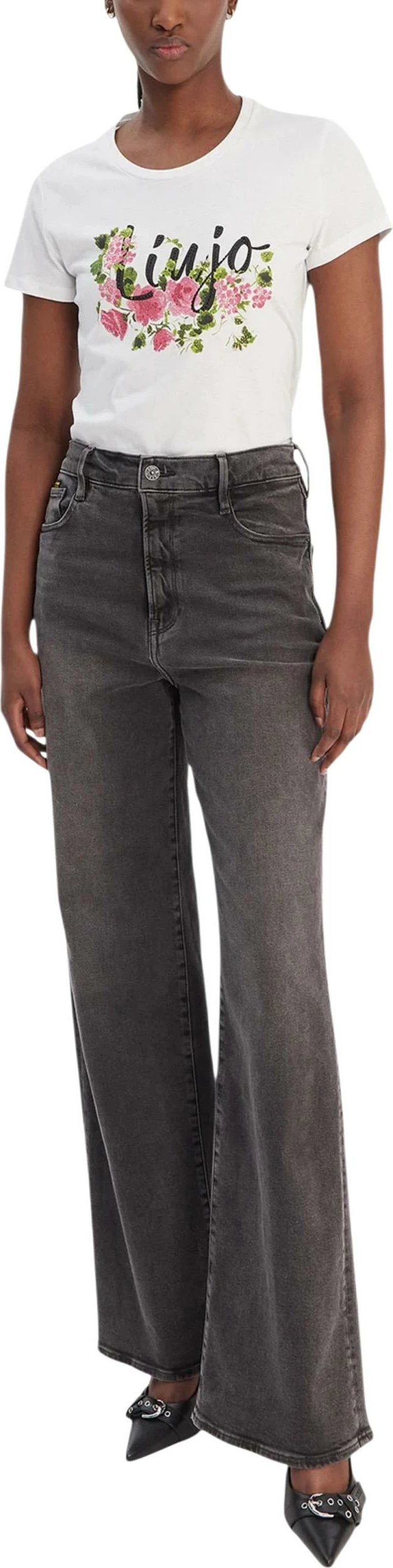 Maicë për femra Liu-Jo ECS MODA WA6493 JS923, krem [Madhësia: M]