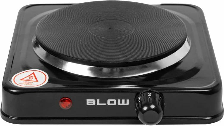 Soba elektrike një-pllakëshe BLOW, e zezë