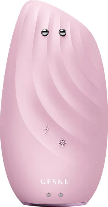Furçë termale sonike për fytyrë & Face-Lifter 8n1 Geske me aplikacion, rozë