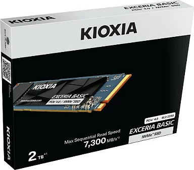 SSD interne Kioxia EXCERIA BASIC LSF10Z002TG8, 2TB, M.2 2280, PCIe 4.0 NVMe