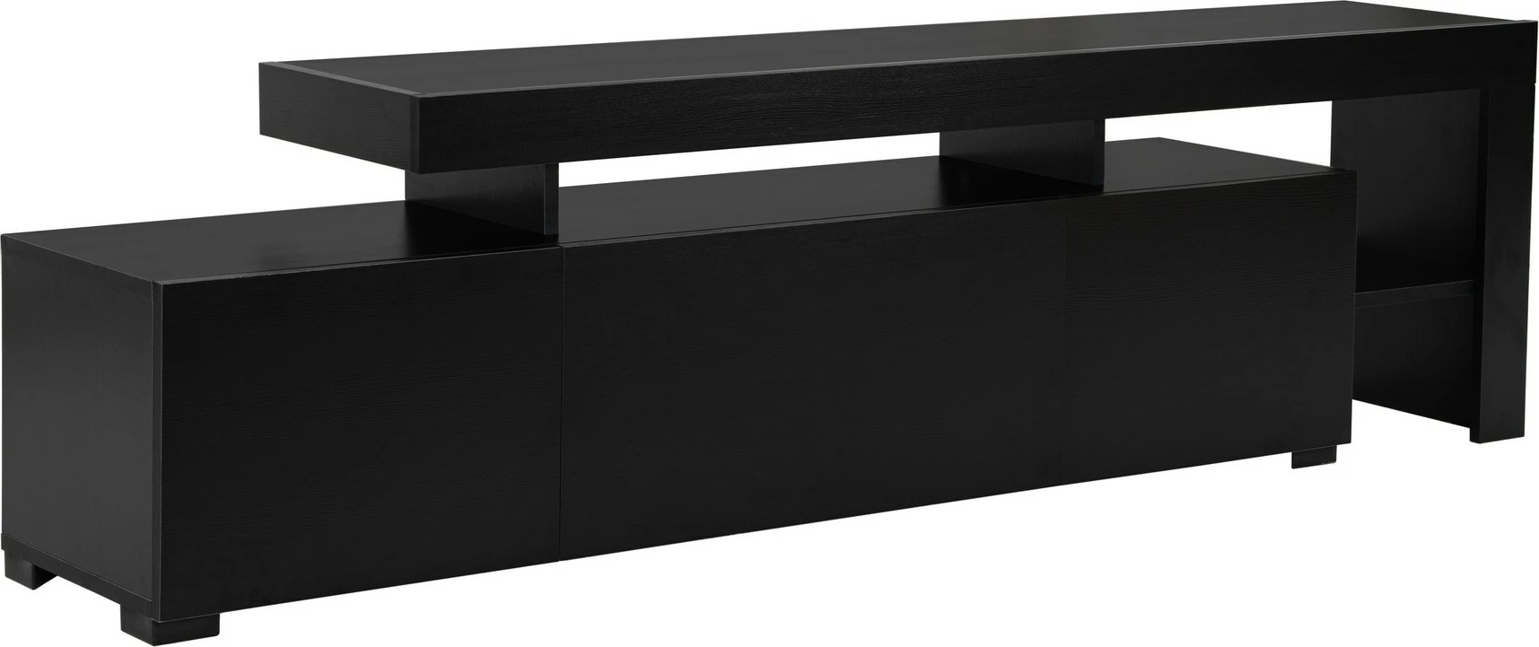 Komodë për TV Hanah Home, Beliz, ngjyrë dru e zezë