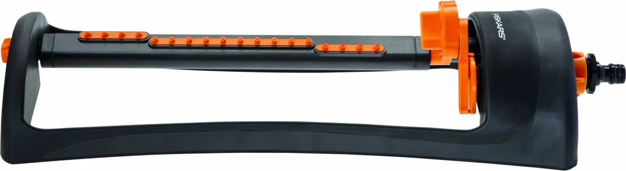 Spërkatës Fiskars, për kursim të ujit, zezë/ portokalli