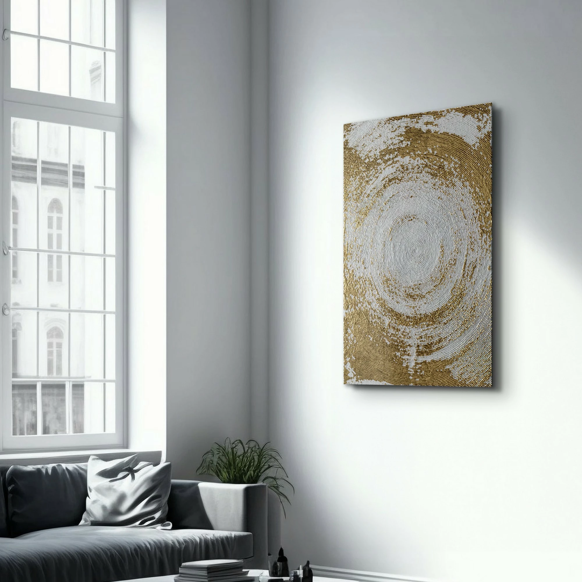 Pikturë dekorative prej xhami të temperuar, shumëngjyrëshe, CAM-5022, 70x110cm